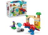 Konstruktionsspielsteine LEGO "Spidey-Rex vs. Green Goblin (10463), LEGO DUPLO Disney™", bunt, Spielbausteine, Kinder, Kunststoff, Konstruktionsspielsteine