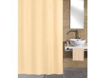 Duschvorhang KLEINE WOLKE "Natur", beige, B:180cm H:200cm, Polyester, Duschvorhänge, Duschvorhang, Höhe 200 cm