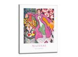 Poster REINDERS "Matisse - Frau im lila Mantel", bunt (farbe bild(er): bunt), B:40cm H:50cm T:1,6cm, MDF, Bilder, Poster