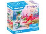 Konstruktions-Spielset PLAYMOBIL "Meerjungfrau mit Farbwechselkrake (71503), Princess Magic", bunt, Spielbausteine, Kinder, Kunststoff, Konstruktions-Spielset, Made in Europe