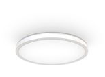 B.K.LICHT Panel, weiß, 1, Ø 29,3cm H: 2,8cm, 1 Stk., Leuchten, Deckenleuchte, dimmbar, ultra-flach, indirektes Licht, neutralweiß, Panel