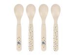 Kinderbesteck LÄSSIG "Kinderlöffel 13,5 4er Set", bunt (little water wal), Essbesteck-Sets, Kinderbesteck