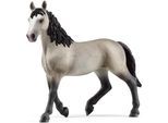 Spielfigur SCHLEICH "HORSE CLUB, Cheval de Selle Francais Stute (13955)", grau (grau, schwarz), Spielfiguren, Kinder, Kunststoff, Spielfigur