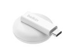 BELKIN Ladestation "BOOSTCHARGE Tragbares USB-C Apple Watch-Ladegerät", weiß, B:10,1cm H:9,91cm T:2,67cm, Ladegeräte, Ladestation