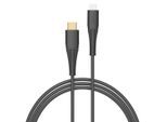 HAMA USB-Kabel "USB-Kabel Ladekabel, USB-C - Lightning, 1,5 m, Schwarz", schwarz (ohne farbbezeichnung), Kabel, USB-Kabel