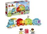 Konstruktionsspielsteine LEGO "Zahlenzug – Zählen lernen (10954), LEGO DUPLO Creative Play", bunt, Spielbausteine, Baby, Kunststoff, Konstruktionsspielsteine