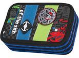 Federmäppchen COOLPACK "Etui, Star Wars, Darth Vader", Kinder, grau (darth vader), Polyester, Schreibgeräteetuis Federmäppchen, befüllt