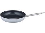 Bratpfanne GSW "Gastro Basic, Gastro-Qualität", grau (grau, schwarz), H:6,5cm Ø:24cm, Pfannen, Bratpfanne, PFAS-freien VITAFLON QUARZIT Antihaft-Versiegelung, Induktion