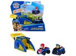 Spielzeug-Auto SPIN MASTER "PAW Patrol – Pup Squad Launcher mit Chase und Ryder Fahrzeugen", bunt, Spielzeugfahrzeuge, Kinder, Kunststoff, Spielzeug-Auto
