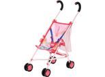 Puppenbuggy BABY BORN, pink, Puppenwagen, KinderB:23,6cm H:74cm T:31,2cm, Kunststoff, Puppenbuggy, mit Einkaufsnetz, B:23,6cm H:74cm T:31,2cm