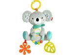 Greifspielzeug FEHN "DoBabyDoo, Activity-Koala", bunt, Greifspielzeug, BabyB:18cm L:20cm, Softvelour, Stoff, Greifspielzeug, B:18cm L:20cm