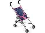 Puppenbuggy CHIC2000 "Roma, Mini-Buggy", bunt (butterfly blau), Puppenwagen, KinderB:29cm H:57cm T:50cm, Kunststoff, Metall, Stoff, Puppenbuggy, B:29cm H:57cm T:50cm
