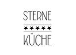 Wanddekoobjekt QUEENCE "5 STERNE KÜCHE", schwarz, B:30cm H:45cm T:0,1cm, Stahl, Wanddekoobjekte, Wanddekoobjekt, Stahlschild, Blechschild, Spruch, Witzig, Wanddeko, retro, 20x30cm
