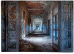Poster REINDERS "Vergessene Orte", blau (farbe bild(er): blau), B:140cm H:100cm T:0,1cm, Papier, Bilder, Poster