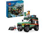 Konstruktionsspielsteine LEGO "Offroad Geländewagen (60447), LEGO City", bunt, Spielbausteine, Kinder, Kunststoff, Konstruktionsspielsteine, Made in Europe