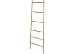 Handtuchleiter WENKO "Acina", beige (natur), B:55cm H:170,5cm T:21cm, Massivholz, Handtuchhalter, Handtuchleiter, BxTxH: 55x21x170,5 cm