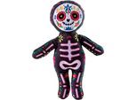 Kuscheltier HEUNEC "Skelettmädchen Hijo Muertos", bunt (schwarz, bunt), Plüschfiguren, KinderH:21cm, Kuscheltier, H:21cm