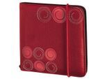 HAMA DVD-Hülle "CD DVD Blu-ray Tasche "Up to Fashion", Rot, Schutzhülle für 24 Discs", rot, B:16cm H:2cm T:20,5cm, Hüllen, DVD-Hülle