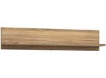 Wandboard FORTE "San Cayetano", braun (mauvella eiche), B:125cm H:25,6cm T:21,9cm, Dekorfolie, Holzwerkstoff, Regale, Wandboard