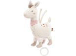 Spieluhr FEHN "Peru, Lama", grau (ecru, wollweiß), Spieluhren, BabyH:24cm, Plüsch, Spieluhr, H:24cm