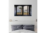 Wandsticker QUEENCE "Bäume", bunt, B:60cm H:40cm, Vinyl, Wandtattoos, Wandsticker, Wandsticker, Wandbild, selbstklebend, 3D, Fenster