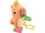 Plüschfigur FISHER-PRICE "Kuschel-Capybara", bunt, Plüschfiguren, Kinder, Plüschfigur, mit Licht- und Soundeffekt