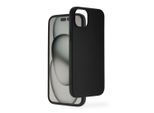 HAMA Handyhülle "Handyhülle "Fantastic Feel" für Apple iPhone 15, Schwarz", schwarz, Apple iPhone 15, Hüllen, Kratzschutz und bezogene Seitentasten, Handyhülle