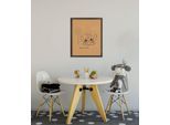 Wandbild KOMAR "Disney Lilo and Stitch Chilled Vibes", orange (farbe bild(er): orange), Disney, 1 Stk., Vlies, Bilder, Wandbild, 30 x 40 cm (Breite x Höhe) - Kinderzimmer, Dekoration