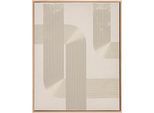 Kunstdruck MIRRORS AND MORE "NORMA", farbe bild(er): sand, B:40cm H:50cm, Kunststoff, Bilder, Kunstdruck, Kunstwerk im Geometrischen Design