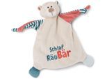 Schmusetuch NICI "My first NICI Kollektion, Bär, Schlaf RäuBär", Baby, bunt (beige, blau, rot), Plüsch, Polyester, Schnuffeltücher Schmusetuch, mit aufgestickten Augen