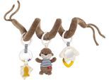 Greifspielzeug FEHN "Otter Theo, Activity-Spirale Otter", braun, Greifspielzeug, BabyB:35cm H:22cm, Jersey, Plüsch, Softvelour, Greifspielzeug, B:35cm H:22cm