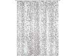 Duschvorhang KLEINE WOLKE "Cristallo", transparent (clear), B:180cm H:200cm, Polyethylen-Vinylacetat (PEVA), Duschvorhänge, Duschvorhang, inklusive Duschvorhangringe
