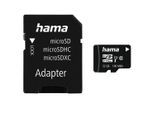 HAMA Speicherkarte "microSD Karte, Memory Fast, + Adapter/Mobile, Class 10 UHS-I", schwarz, 32 GB, Speicherkarten, Speicherkarte