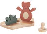 Greifspielzeug HAUCK "Play Shaking S Bear", bunt, Greifspielzeug, BabyB:19,5cm H:13cm L:11cm, Gummi, Holz, Kunststoff, Metall, Greifspielzeug, B:19,5cm H:13cm L:11cm