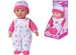 Babypuppe SIMBA "Laura Cutie", bunt, Puppen, BabyH:30cm, Babypuppe, mit Soundeffekten, H:30cm