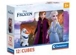 Würfelpuzzle CLEMENTONI "Frozen 2", bunt, Puzzles, KinderB:16cm H:12cm, Kunststoff, Würfelpuzzle, Made in Europe, B:16cm H:12cm