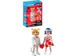 Konstruktions-Spielset PLAYMOBIL "Miraculous: Ladybugs & Cat Noirs Hochzeitstraum (71865)", bunt, Spielbausteine, Kinder, Kunststoff, Konstruktions-Spielset, Made in Europe