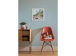 Leinwandbild KOMAR "Star Wars The Mandalorian Grogu Shocked", bunt (farbe bild(er): blau,grün), Disney, 1 Stk., Vlies, Bilder, Leinwandbild, 40 x 40 cm (Breite x Höhe) - Kinderzimmer, Dekoration
