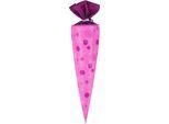 Schultüte MCNEILL "Schultüte, Pinky", Kinder, Gr. B/H/L: 70cm, pink (pinky), Polyester, Papierdekoration Schultüte