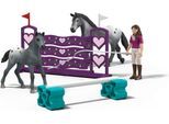Spielfigur SCHLEICH "HORSE CLUB, Lisa's Turnier Training (42776)", bunt, Spielfiguren, Kinder, Kunststoff, Spielfigur