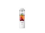 NUTRIBULLET Smoothie-Maker "Flex NBP013W - zerkleinert Eis & gefrorene Früchte, Weiß", weiß, B:8,2cm H:39cm T:8,2cm, Zerkleinerer, 590ml, BPA-frei mit Trinkdeckel, USB-C & Trageschlaufe, 15+ Mixzyklen, Smoothie-Maker
