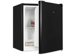 EXQUISIT Kühlschrank "KB05-V-040E", Energieeffizienz: E, silber (schwarz), Rechtsanschlag, Kühlschränke, Kühlschrank