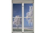 Wandsticker QUEENCE "Bäume", blau, B:40cm H:60cm T:0,1cm, Wandtattoos, Wandsticker, Wandsticker, Wandbild, selbstklebend, 3D, Fenster