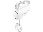 SMEG Handmixer "HMF01WHEU Weiß", weiß, B:21,9cm H:37,8cm T:22,1cm, Mixer, Handmixer