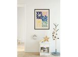 Wandbild KOMAR "Disney The Lion King Between Flowers", bunt (farbe bild(er): bunt), Disney, 1 Stk., Vlies, Bilder, Wandbild, 30 x 40 cm (Breite x Höhe) - Kinderzimmer, Dekoration