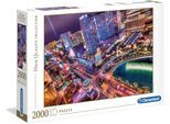 Puzzle CLEMENTONI "High Quality Collection, Las Vegas", bunt, Puzzles, KinderB:98cm H:67cm, Pappe, Motiv, Puzzle, Made in Europe, B:98cm H:67cm