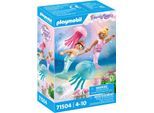 Konstruktions-Spielset PLAYMOBIL "Meerkinder mit Quallen (71504), Princess Magic", bunt, Spielbausteine, Kinder, Kunststoff, Konstruktions-Spielset, Made in Europe