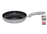 Bratpfanne ELO "Ducato", silber (silberfarben, schwarz), H:5cm Ø:24cm, Pfannen, Bratpfanne, Für alle Herdarten geeignet, inkl. Induktion