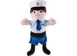 Handpuppe HEUNEC "Polizist", blau, Puppen, Kinder, Handpuppe