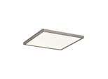 PAULMANN LED Einbauleuchte "Areo IP44 eckig 180x180mm 11W 770lm 3000K Nickel matt dimmbar", grau (nickelfarben), 1, H: 1cm, 1 Stk., Leuchten, Einbaupanel, LED Einbauleuchte